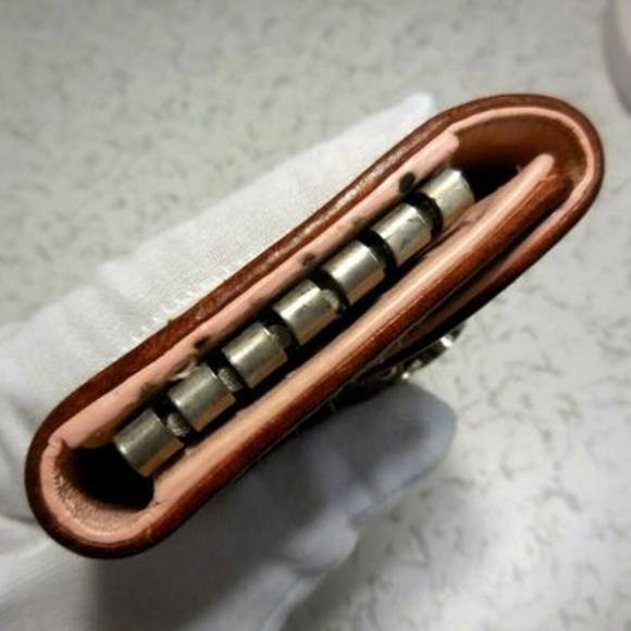 DIOR 'Trotter Romantique Heart Flap' card/key case - Picture 4 of 8